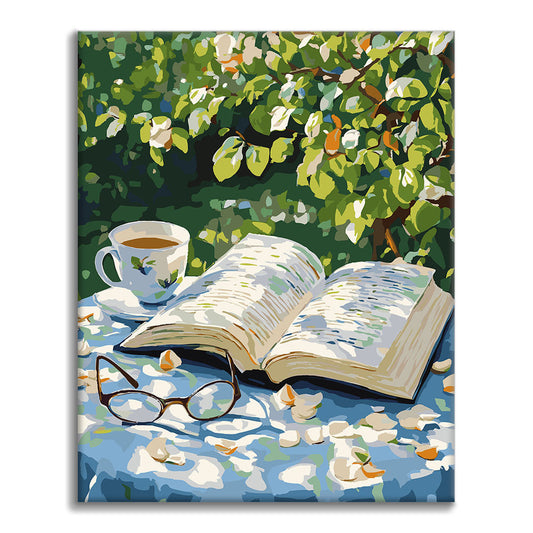 Eftermiddagstid - Måla efter siffror