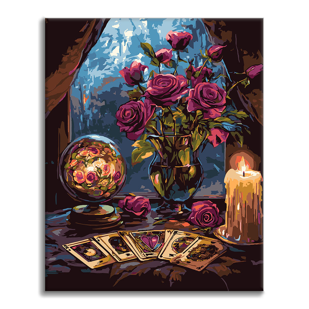 Tarotkortläsning - Måla efter siffror