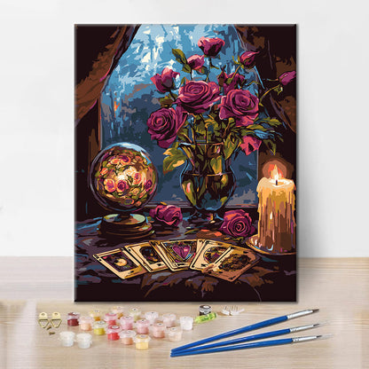 Tarotkortläsning - Måla efter siffror