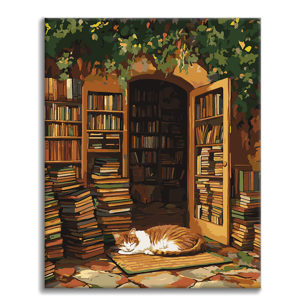 Biblioteksskatten - Måla efter siffror