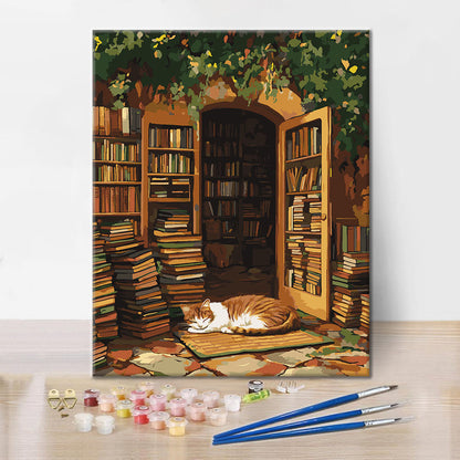 Biblioteksskatten - Måla efter siffror