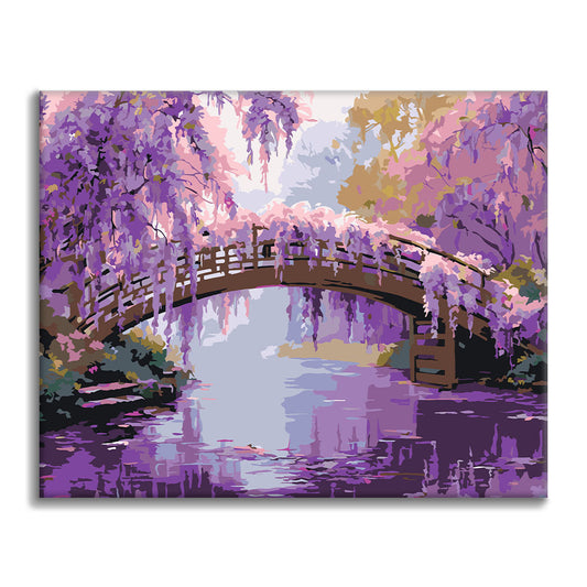 Wisteria Tranquility - Måla efter siffror