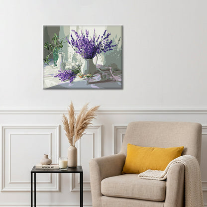 Lavendel Ljus - Måla efter siffror