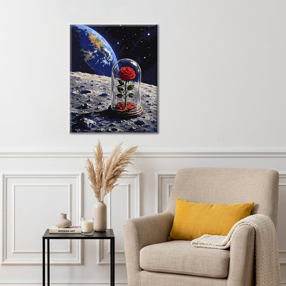 Kosmisk ros – Måla efter siffror