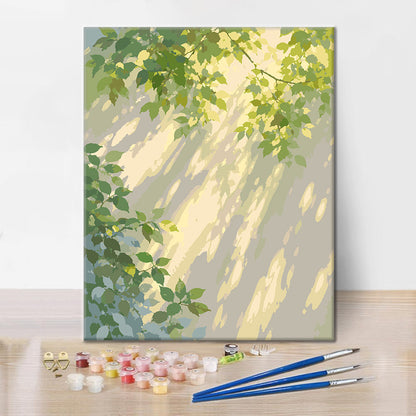 Skogsljus – Måla efter siffror