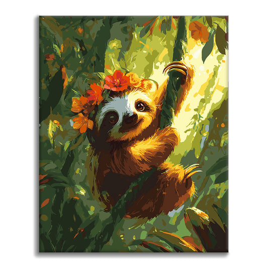 Djungeldröm – Måla efter siffror