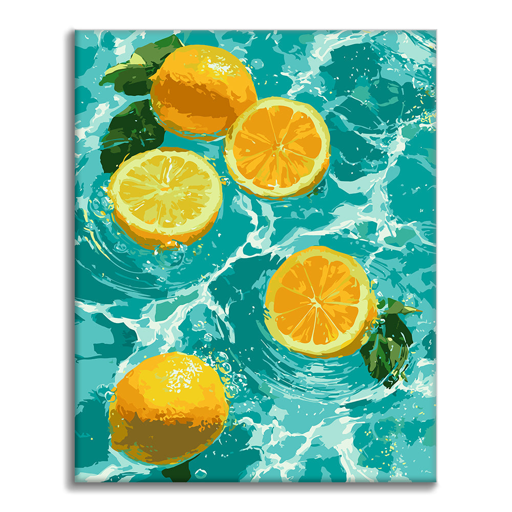 Citrus Radiance – Måla efter siffror