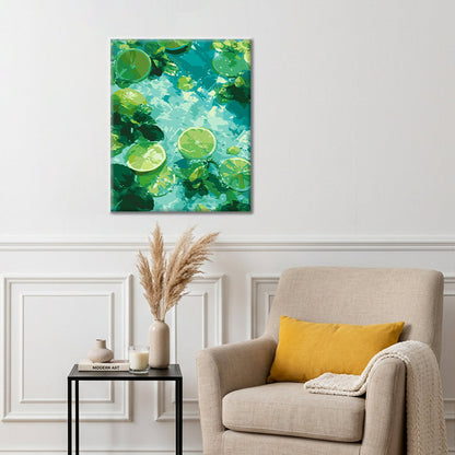 Minted Lime – Måla efter siffror