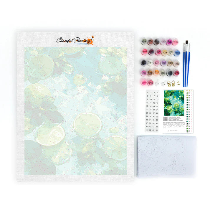 Minted Lime – Måla efter siffror