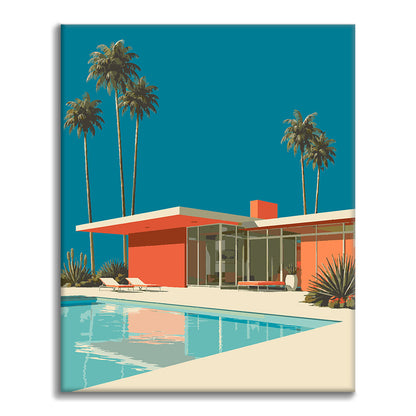 Palm Springs Retreat – Måla efter siffror