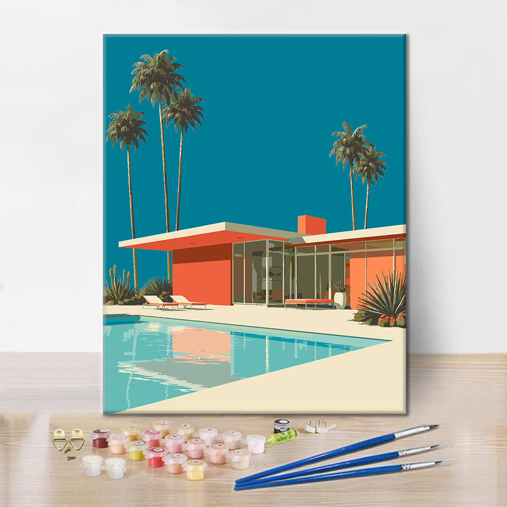 Palm Springs Retreat – Måla efter siffror
