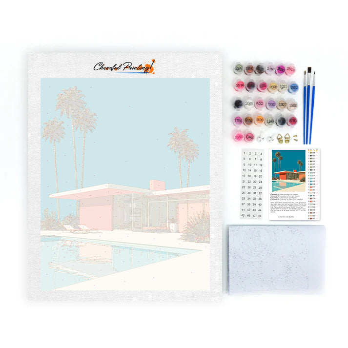 Palm Springs Retreat – Måla efter siffror