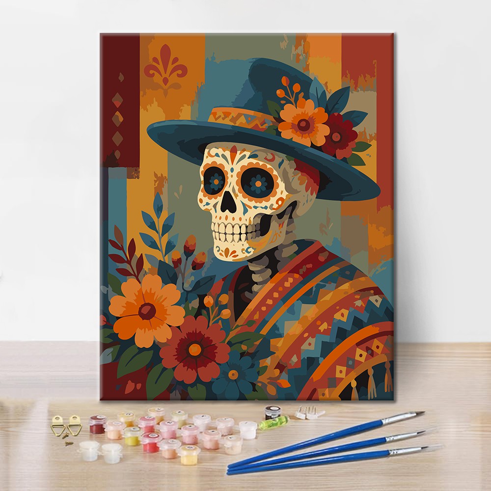 Day of the Dead Gentleman – Måla efter nummer