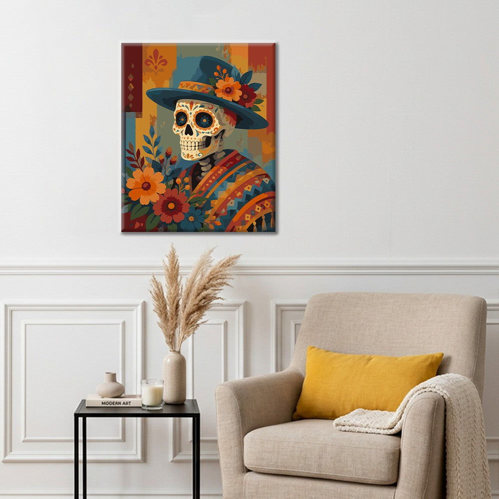 Day of the Dead Gentleman – Måla efter nummer