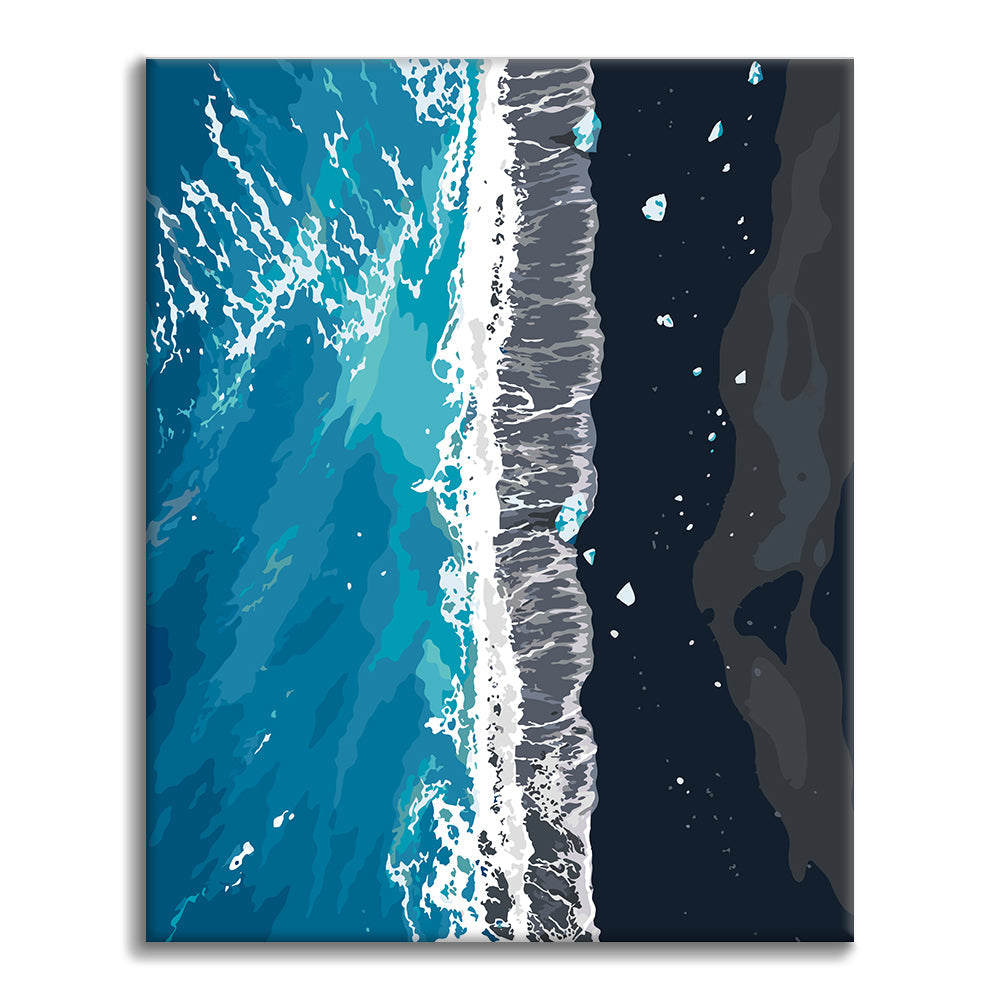 Antenn Ocean Shoreline – Måla efter nummer
