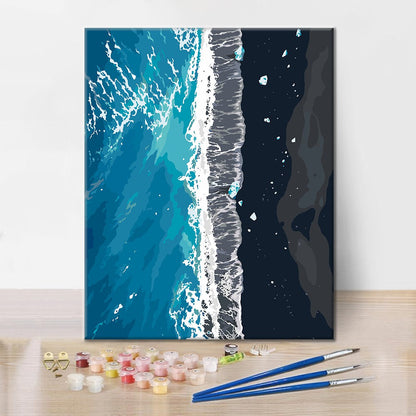 Antenn Ocean Shoreline – Måla efter nummer