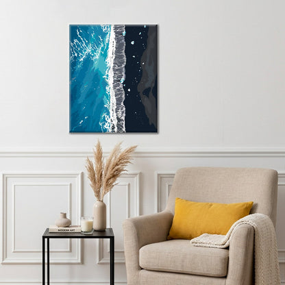 Antenn Ocean Shoreline – Måla efter nummer