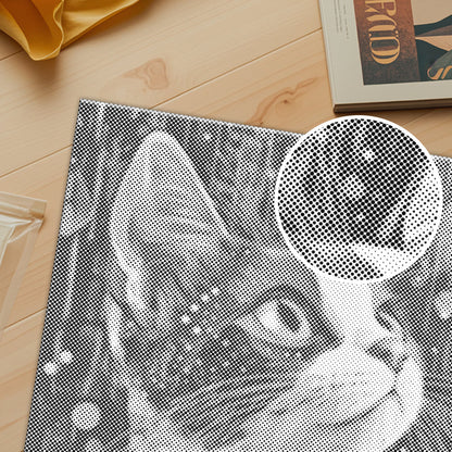 Calico Cat - Prickmålning