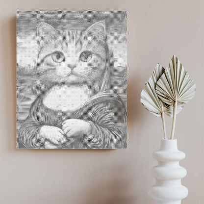 Mona Lisa Katt - Prickmålning