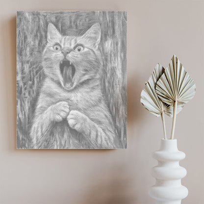 Kattens skrik - Prickmålning