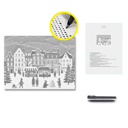 Julmarknadsby – Punktmålning