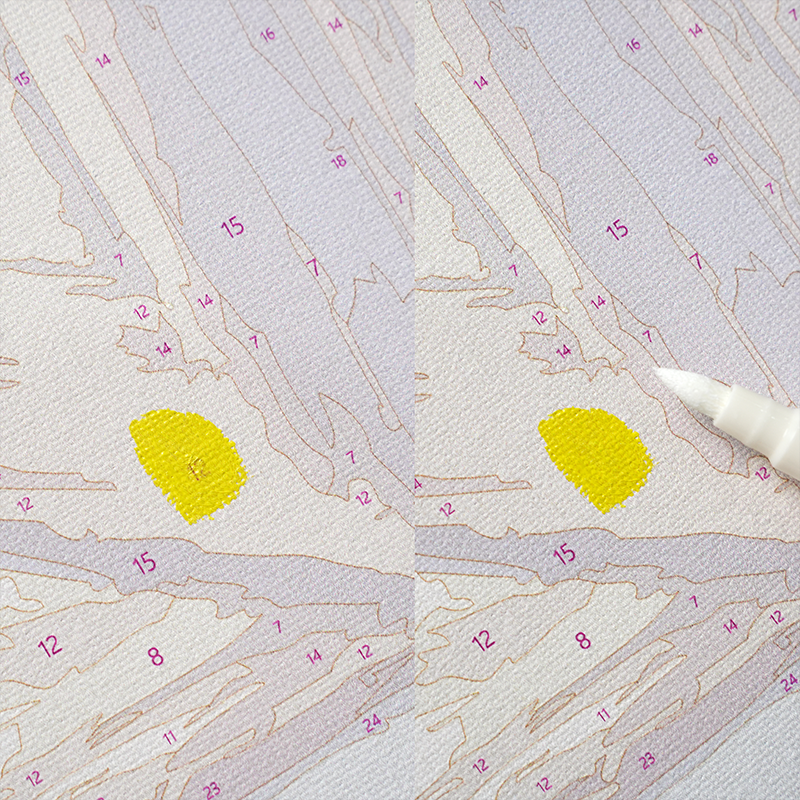 Vita akrylfärgpennor (2 st)