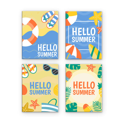 Hej Summer Beach Art - Måla efter nummer