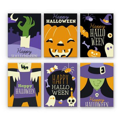 Halloween affischsamling - Måla efter nummer