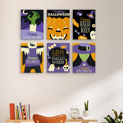 Halloween affischsamling - Måla efter nummer