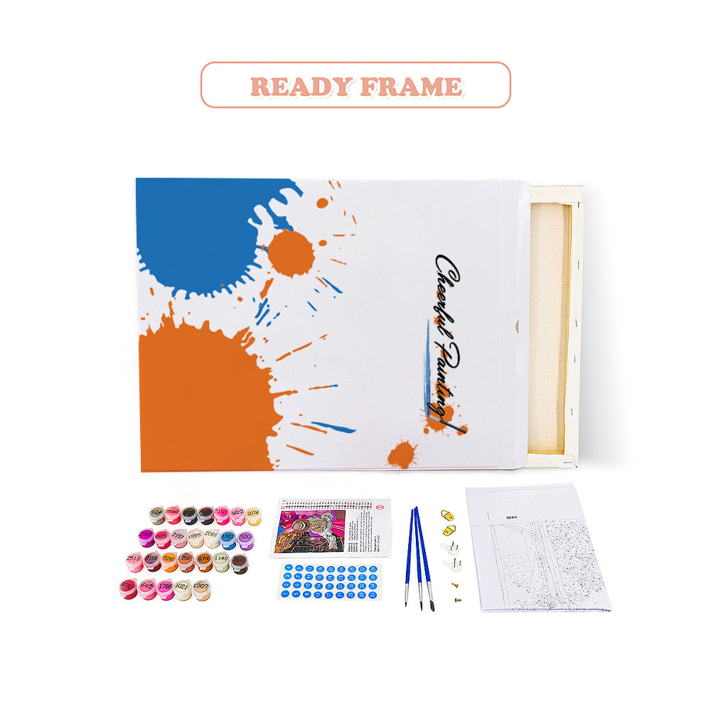 Apelsinvin - Måla efter siffror